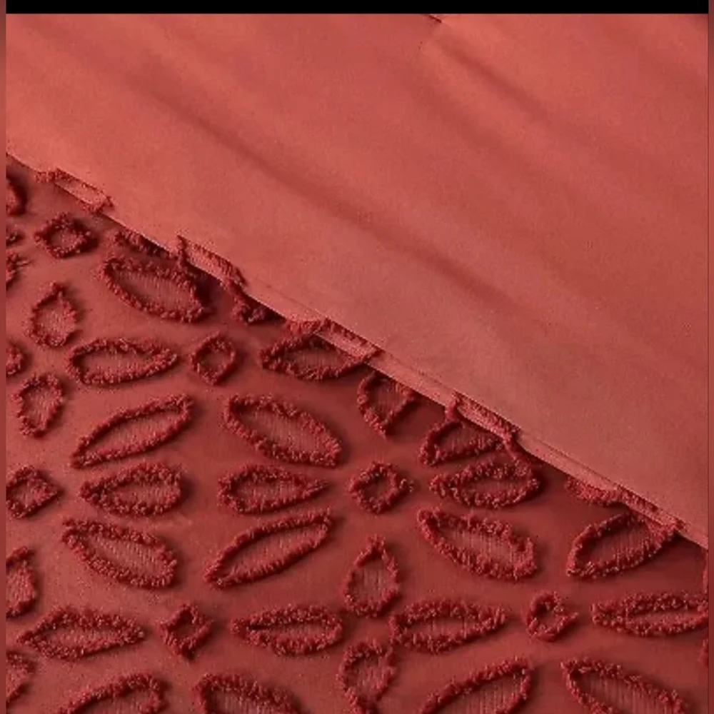 Threshold 7pc Full Clipped Jacquard Comforter & Sheet Set Terracotta